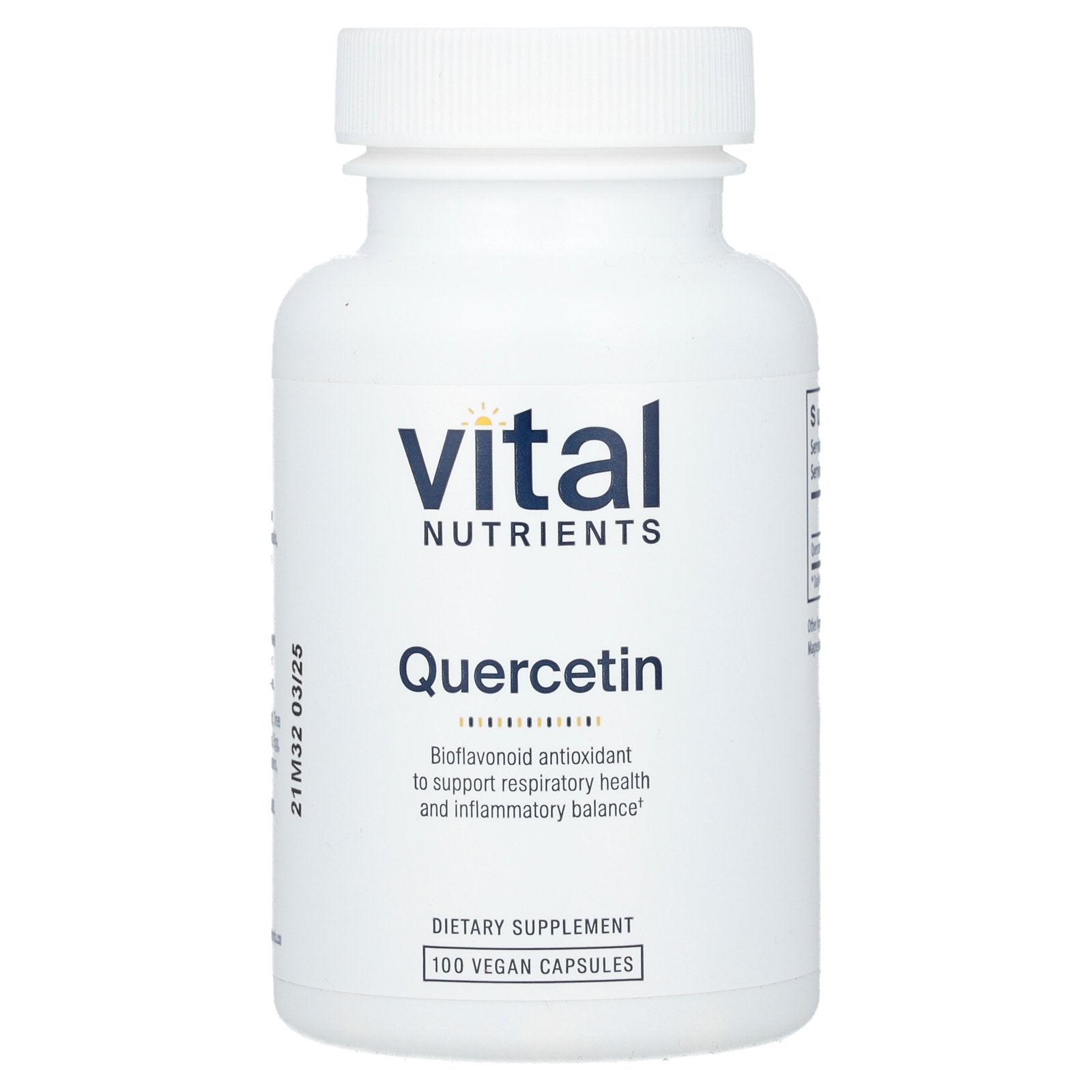 Vital Nutrients, Quercetin, 100 Vegan Capsules (250 mg per Capsule)