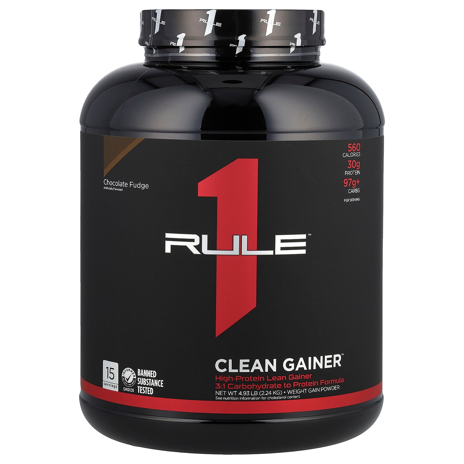 Rule One Proteins, Clean Gainer™, Chocolate Fudge, 4.93 lb (2.24 kg)