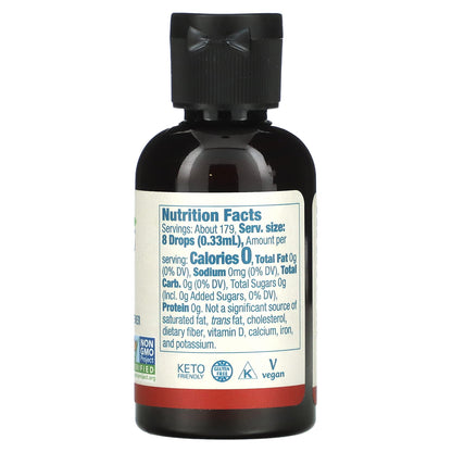 NOW Foods, Better Stevia, Zero-Calorie Liquid Sweetener, Maple, 2 fl oz (59 ml)