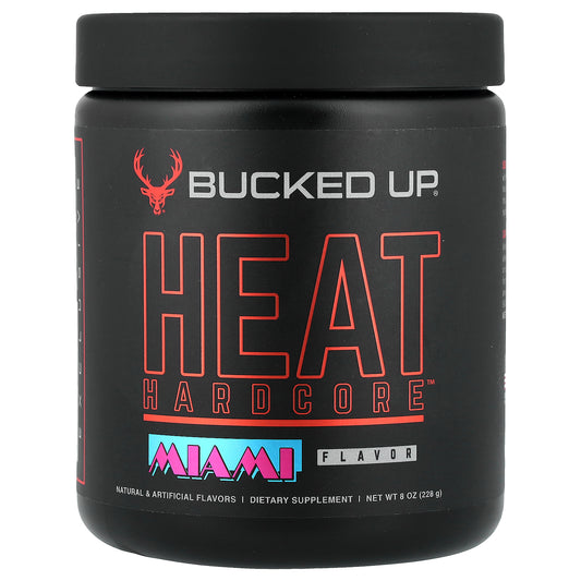 Bucked Up, Heat Hardcore™, Miami, 8 oz (228 g)
