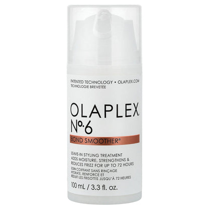 Olaplex, No. 6 Bond Smoother®, Leave-in Styling Treatment, 3.3 fl oz (100 ml)