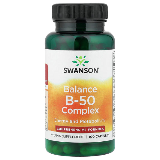 Swanson, Balance B-50 Complex, 100 Capsules