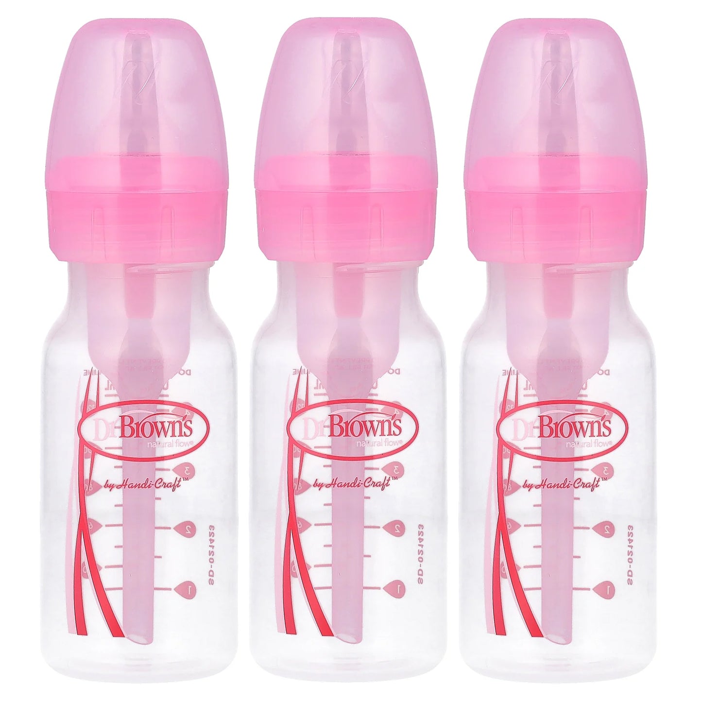 Dr. Brown's, Natural Flow®, Anti-colic Options+™ Baby Bottle, 0 Months +, 3 Pack, 4 oz (120 ml) Each
