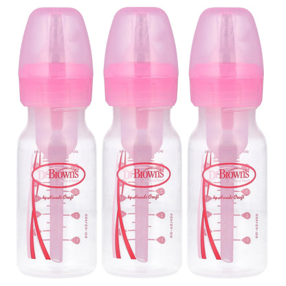 Dr. Brown's, Natural Flow®, Anti-colic Options+™ Baby Bottle, 0 Months +, 3 Pack, 4 oz (120 ml) Each
