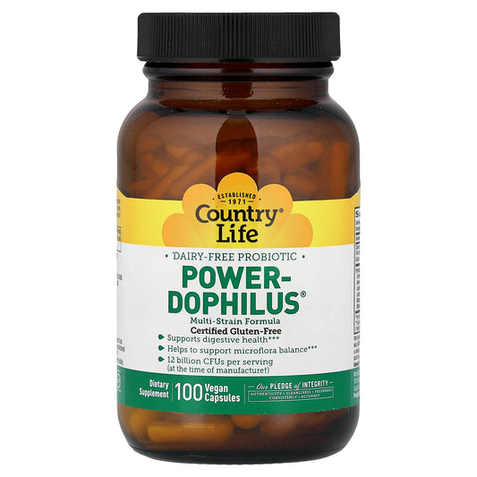 Country Life, Power-Dophilus®, 100 Vegan Capsules