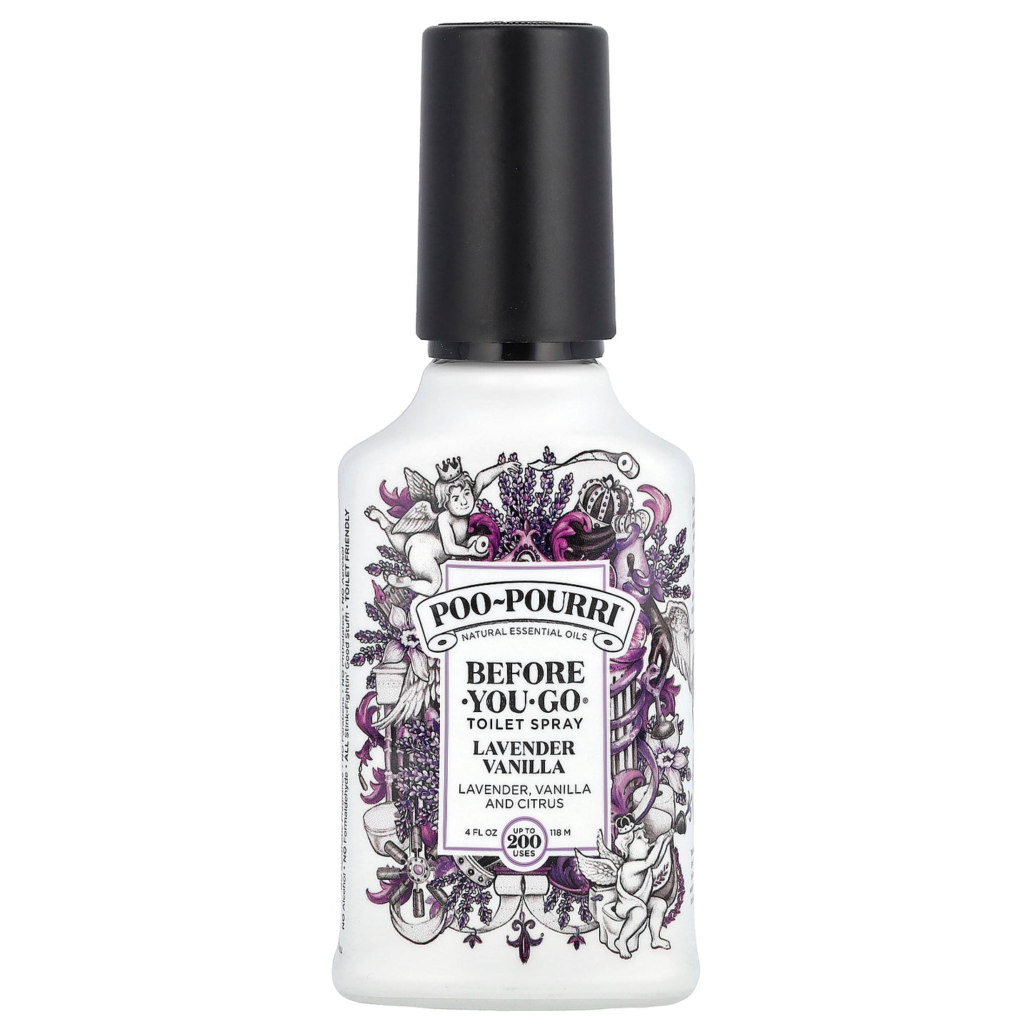 Poo-Pourri, Before-You-Go® Toilet Spray, Lavender Vanilla, 4 fl oz (118 ml)