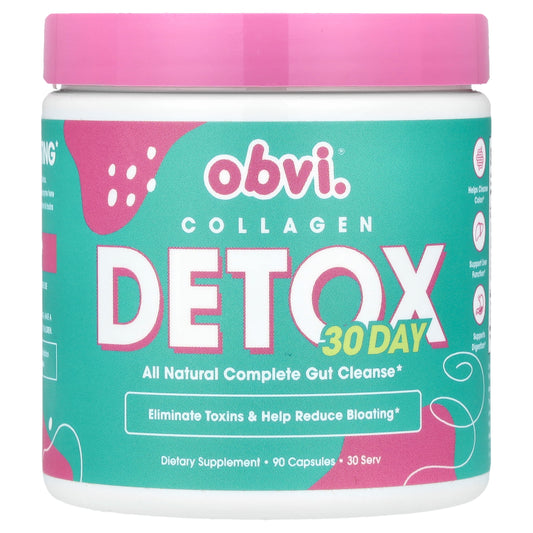 Obvi, Collagen Detox, 90 Capsules