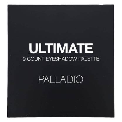 Palladio, Ultimate 9 Count Eyeshadow Palette, Golden Sand, 0.33 oz (9.6 g)