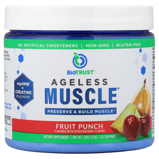 BioTRUST, Ageless Muscle®, Fruit Punch, 7.4 oz (211 g)