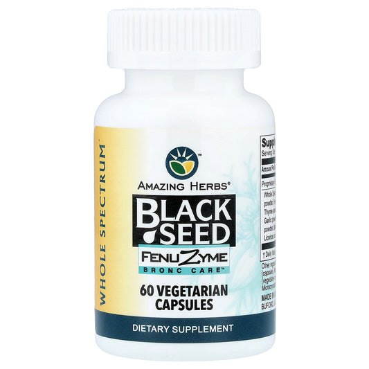 Amazing Herbs, Black Seed, 60 Vegetarian Capsules