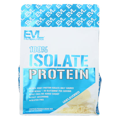 EVLution Nutrition, 100% Isolate Protein, Unflavored, 1 lb (454 g)