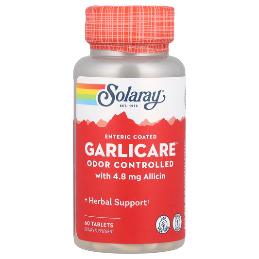 Solaray, Enteric Coated GarliCare®, 60 Tablets