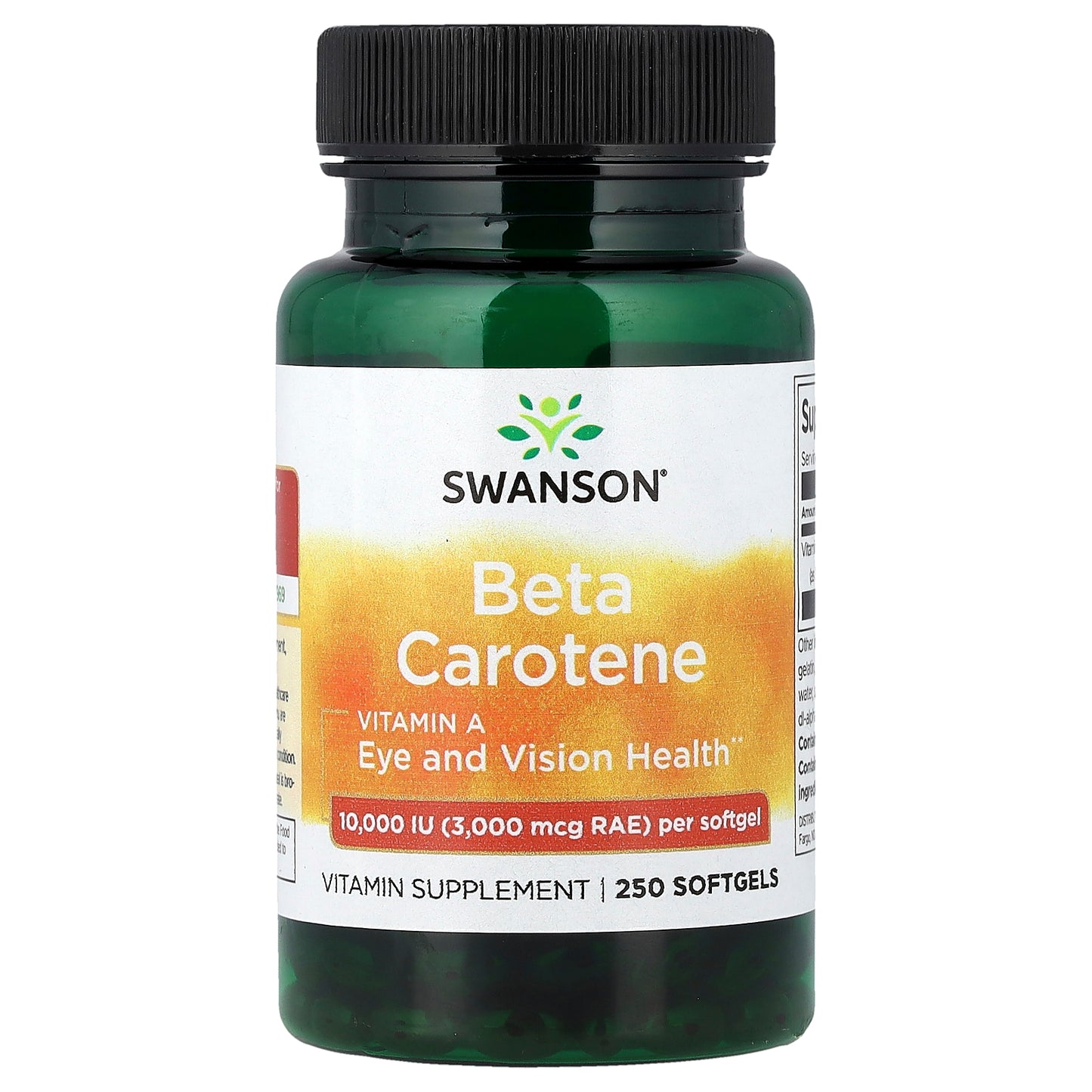 Swanson, Beta Carotene, 3,000 mcg RAE (10,000 IU), 250 Softgels