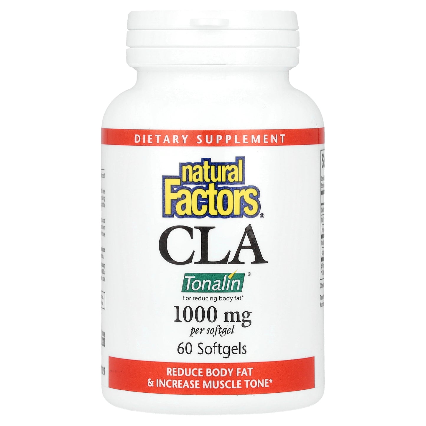 Natural Factors, CLA, 1,000 mg, 60 Softgels