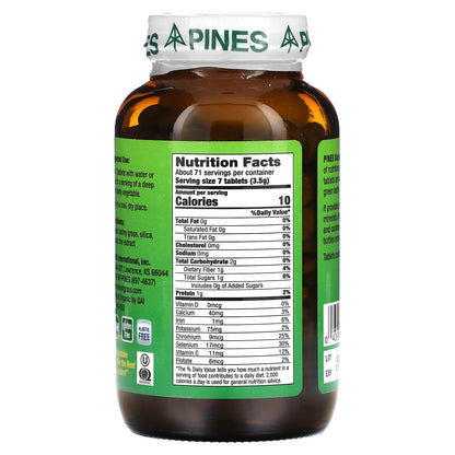 Pines International, Barley Grass, 500 Tablets