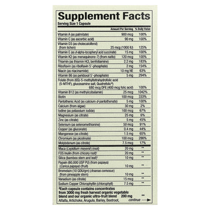 Natural Factors, Whole Earth & Sea®, Men's Multi, 60 Vegetarian Capsules