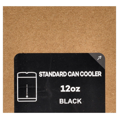 HydroJug, Standard Can Cooler, Black, 12 oz