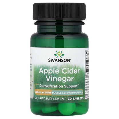 Swanson, Apple Cider Vinegar, 200 mg , 30 Tablets