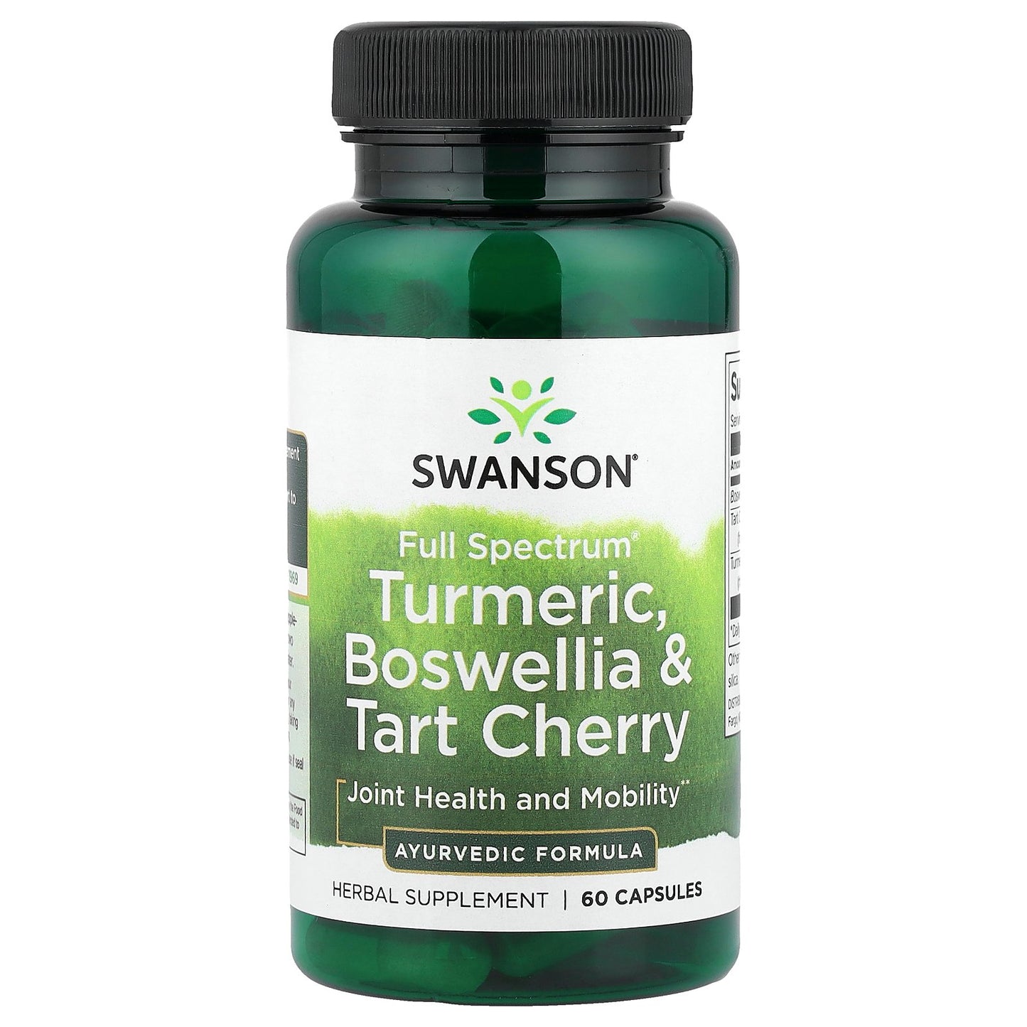 Swanson, Full Spectrum®, Turmeric, Boswellia & Tart Cherry, 60 Capsules