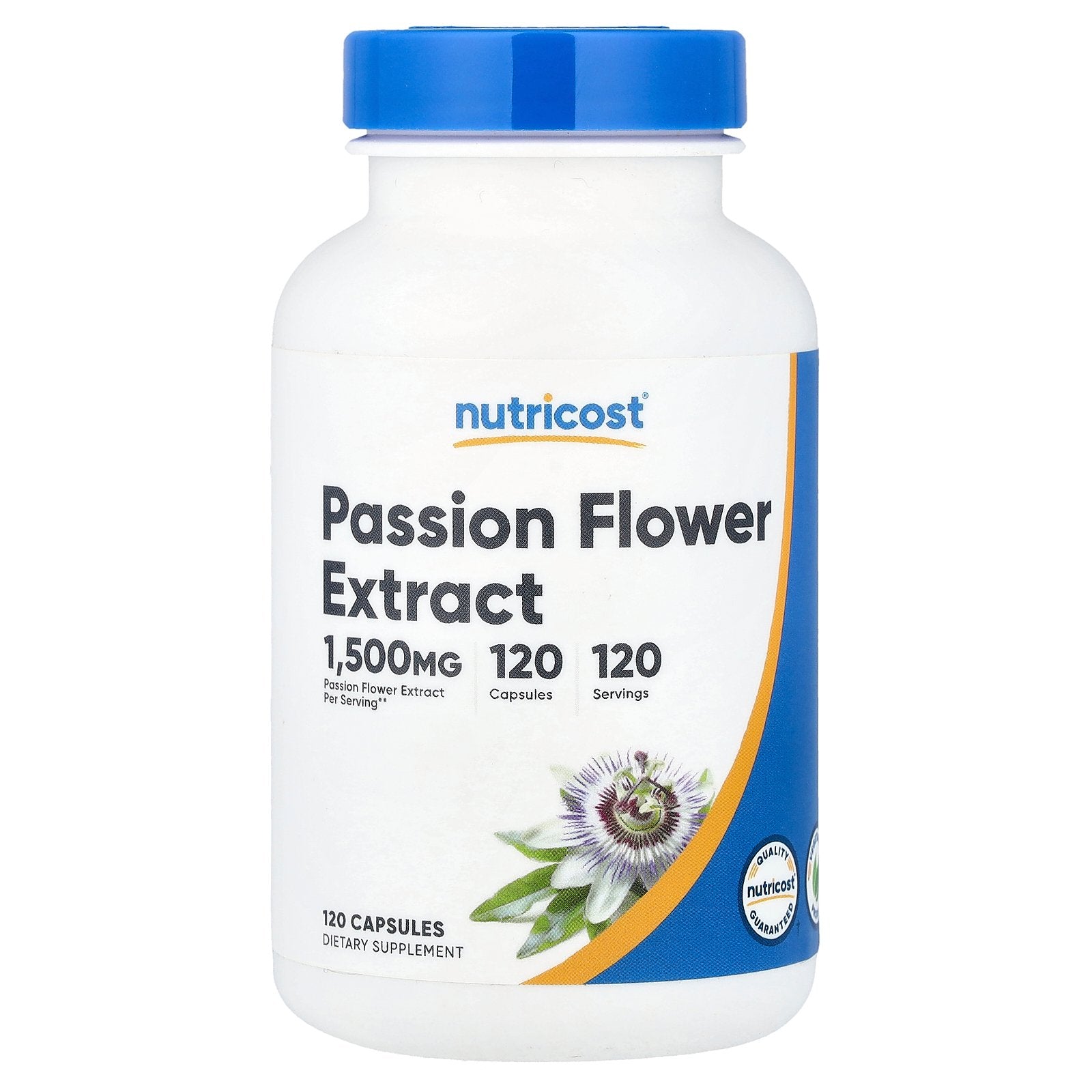 Nutricost, Passion Flower Extract, 1,500 mg, 120 Capsules