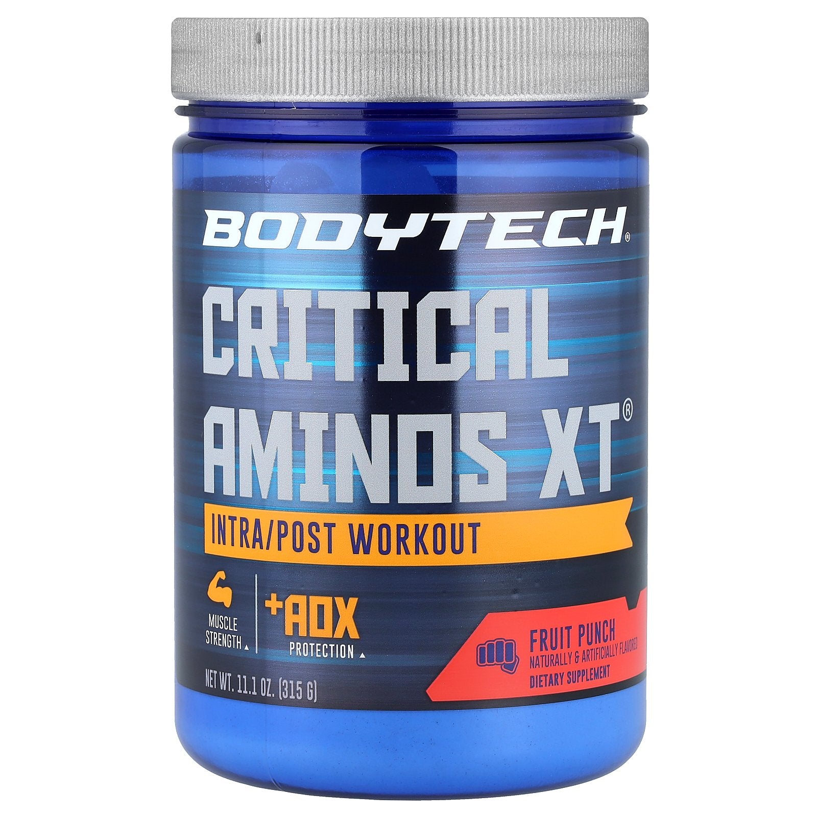BodyTech, Critical Aminos XT®, Intra/Post Workout, Fruit Punch, 11.1 oz (315 g)