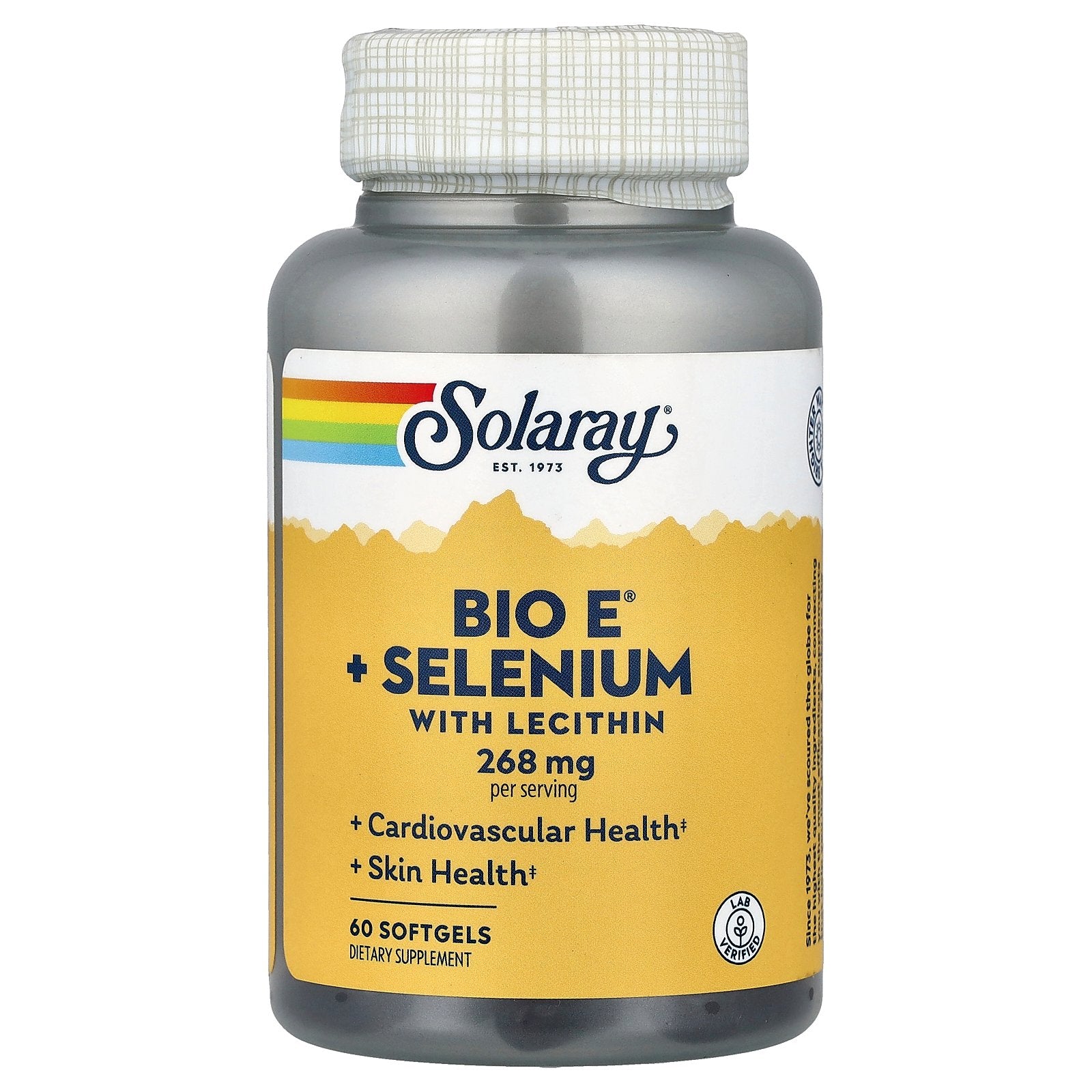 Solaray, Bio E® + Selenium with Lecithin, 60 Softgels