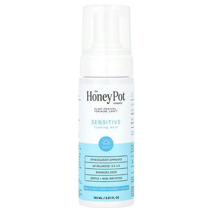 The Honey Pot Company, Foaming Wash, Sensitive, 5.51 fl oz (163 ml)
