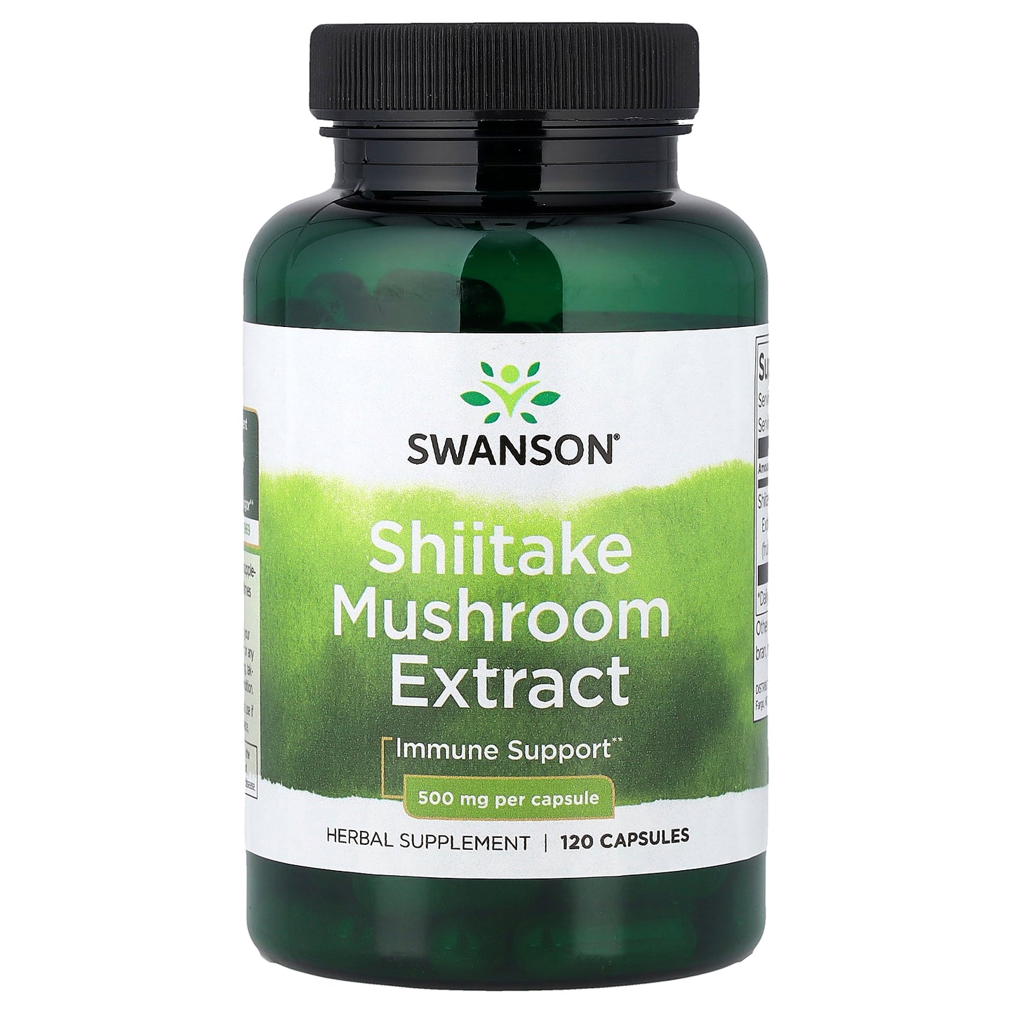 Swanson, Shiitake Mushroom Extract, 500 mg, 120 Capsules