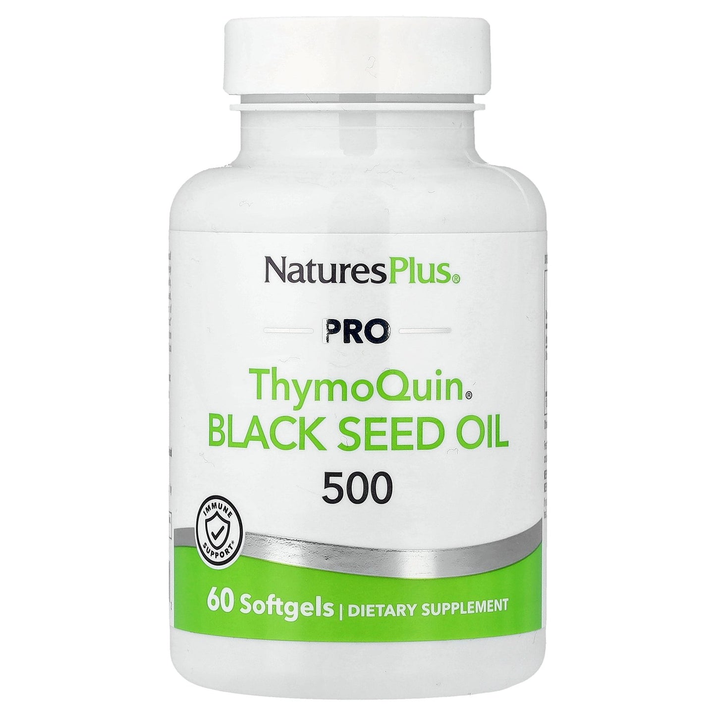 NaturesPlus, Pro ThymoQuin® Black Seed Oil 500, 60 Softgels (500 mg per Softgel)