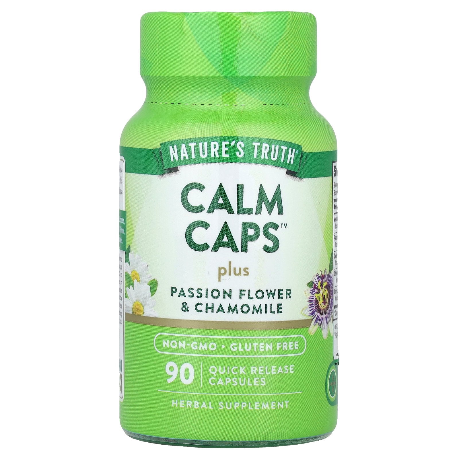 Nature's Truth, Calm Caps™ Plus Passion Flower & Chamomile, 90 Quick Release Capsules