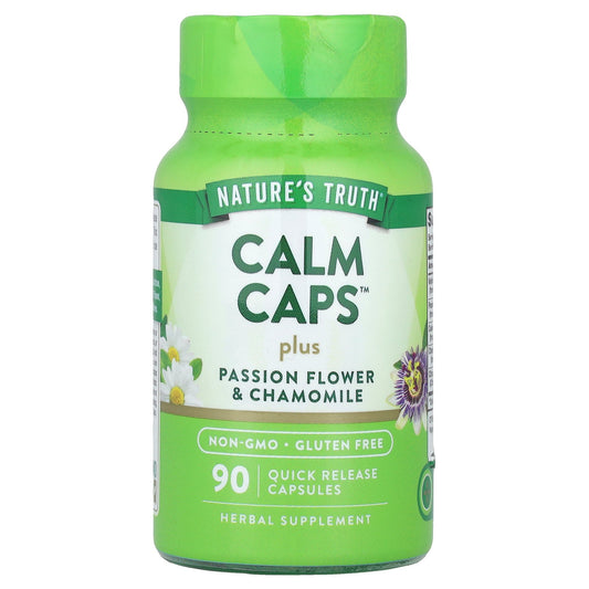 Nature's Truth, Calm Caps™ Plus Passion Flower & Chamomile, 90 Quick Release Capsules