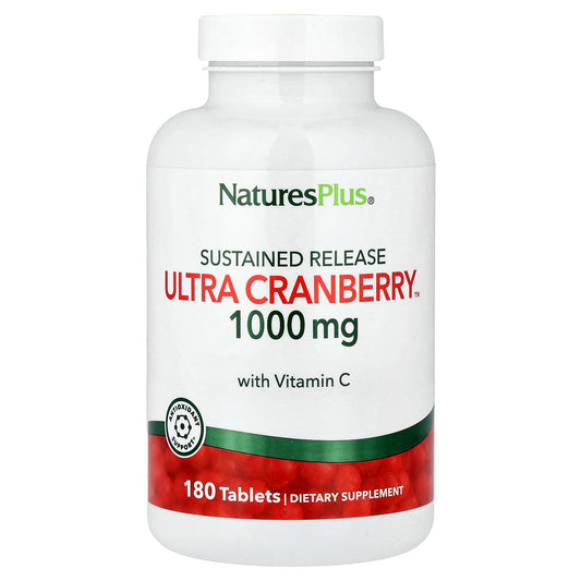NaturesPlus, Ultra Cranberry™, Sustained Release, 180 Tablets