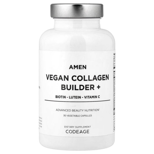Codeage, Amen, Vegan Collagen Builder+, 30 Vegetable Capsules