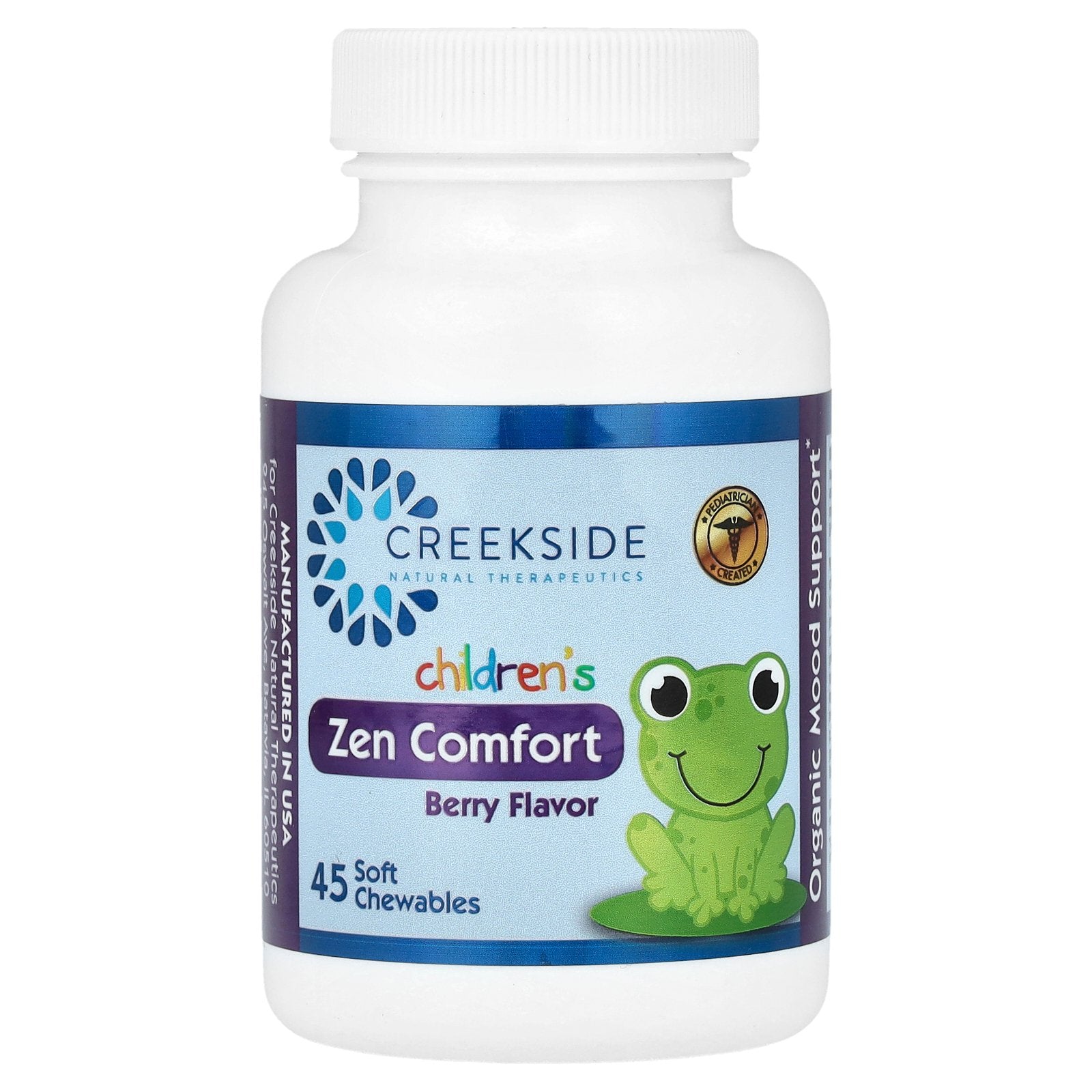 Creekside Natural Therapeutics, Children's Zen Comfort, Berry, 45 Soft Chewables