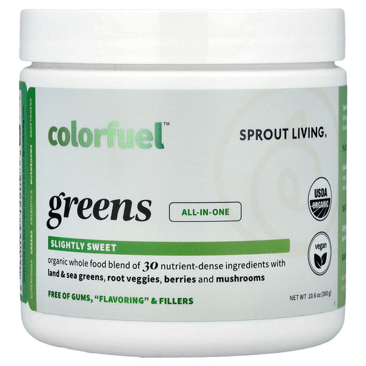 Sprout Living, Colorfuel™ Greens, 10.6 oz (300 g)