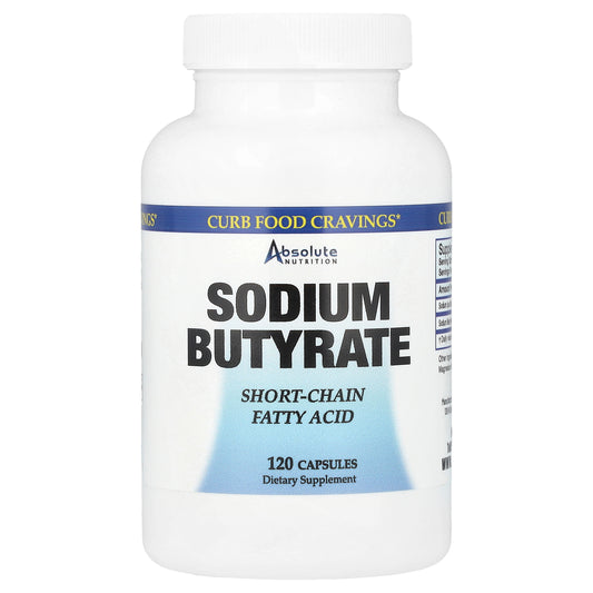 Absolute Nutrition, Sodium Butyrate, 120 Capsules