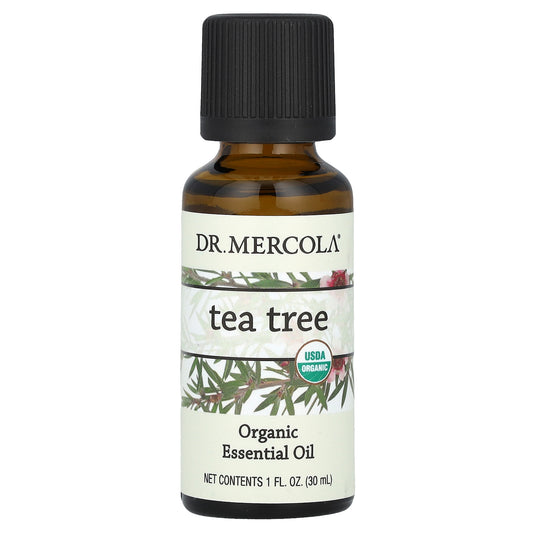 Dr. Mercola, Organic Essential Oil, Tea Tree, 1 fl oz (30 ml)