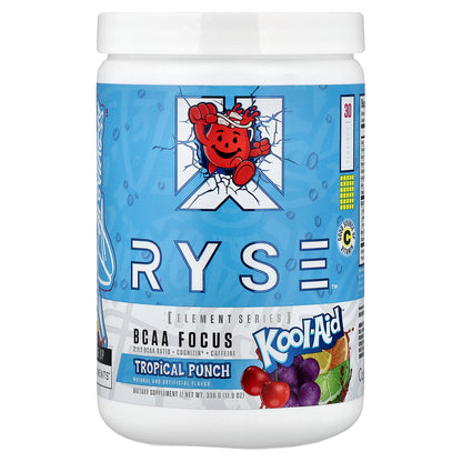 RYSE, Element Series, BCAA Focus, Kool-Aid™, Tropical Punch, 11.9 oz (336 g)