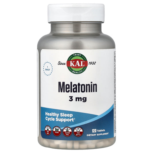 KAL, Melatonin, 120 Tablets