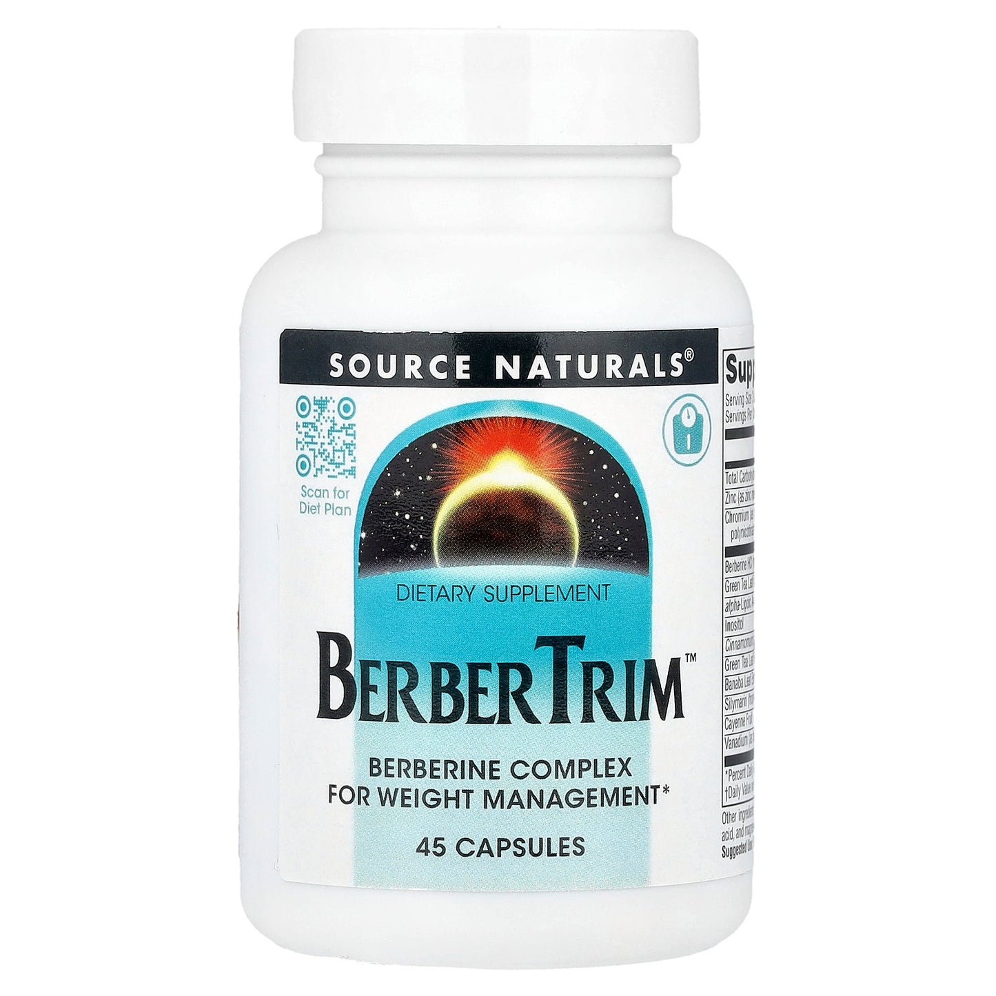 Source Naturals, BerberTrim™, 45 Capsules