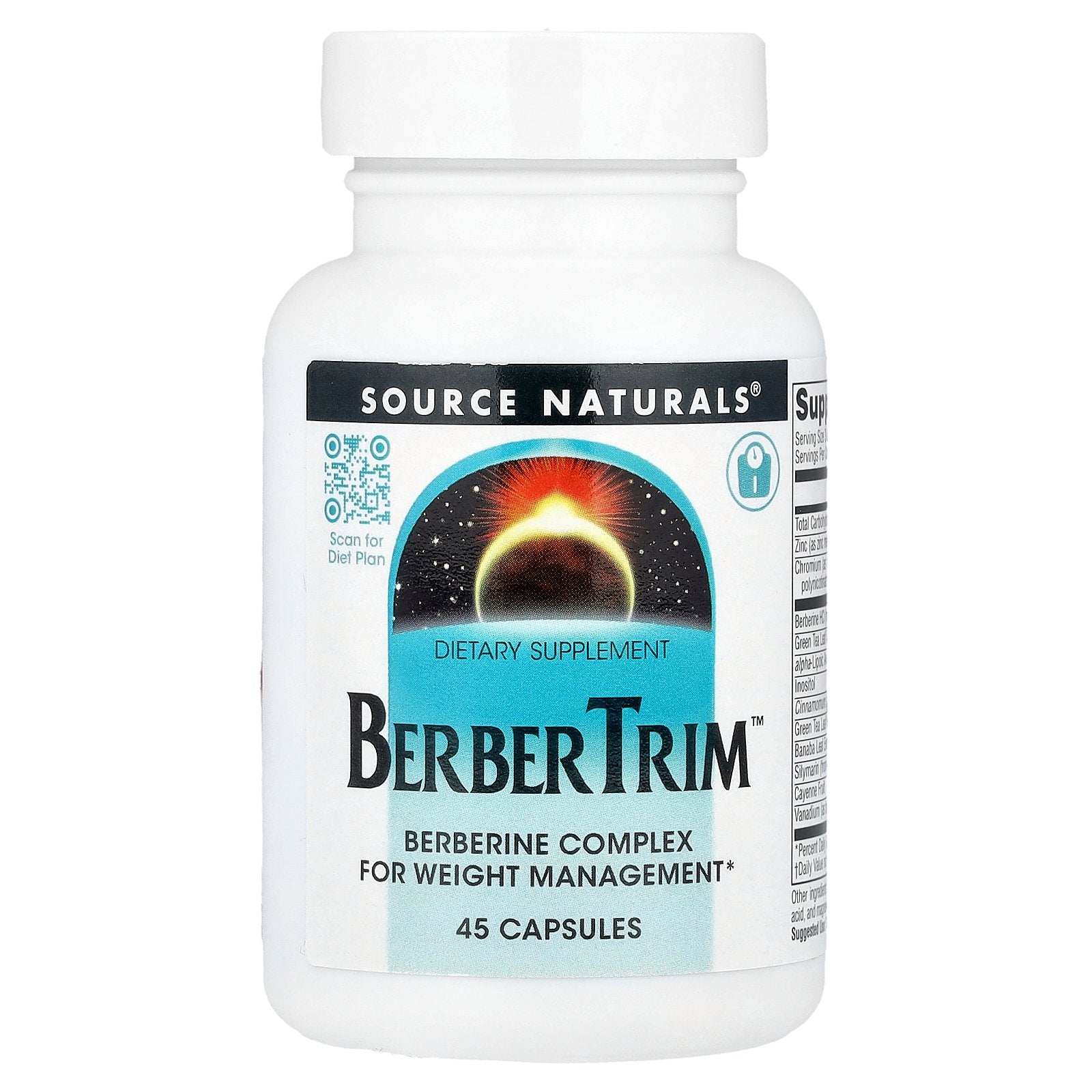 Source Naturals, BerberTrim™, 45 Capsules