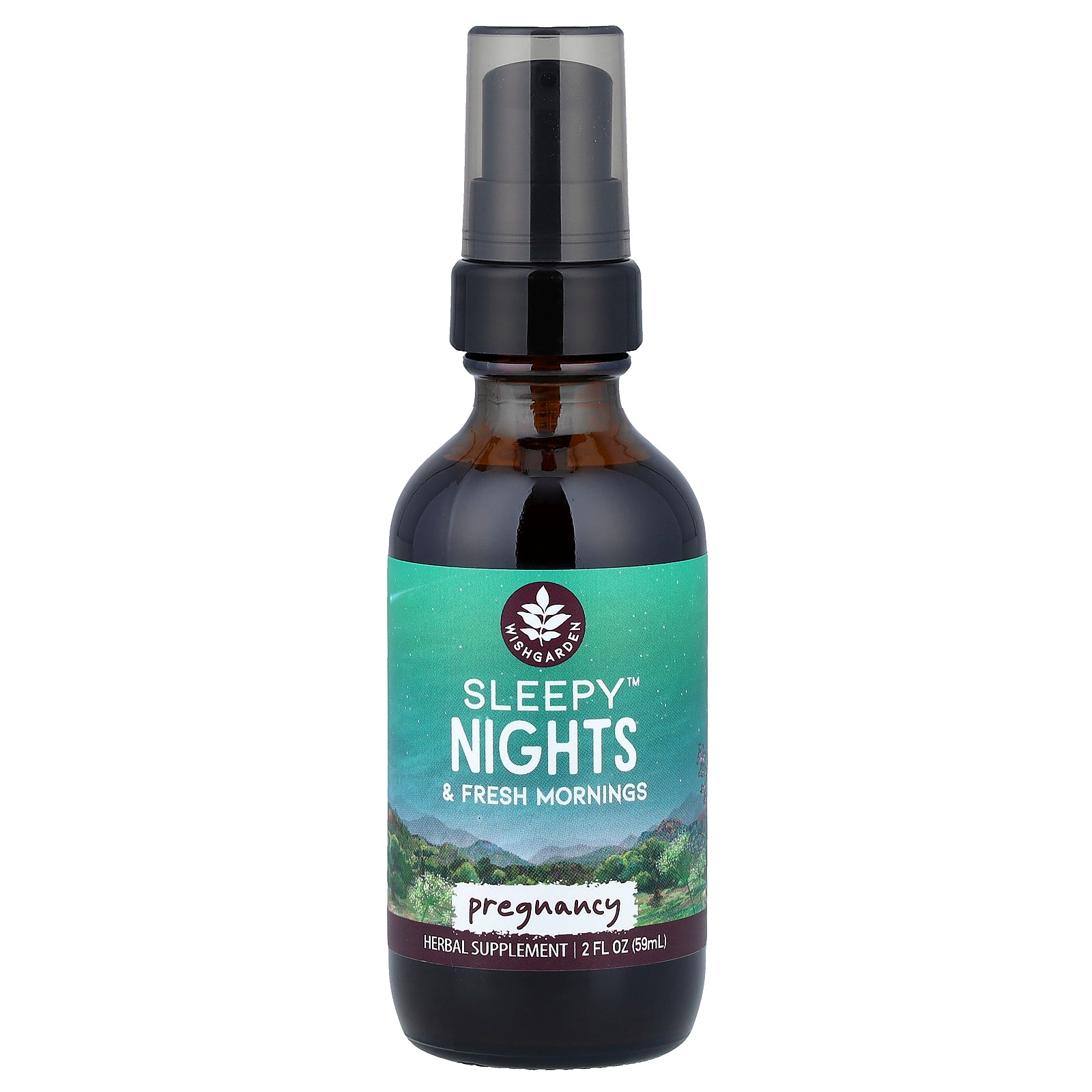 WishGarden Herbs, Sleepy™ Nights & Fresh Mornings, Pregnancy, 2 fl oz (59 ml)