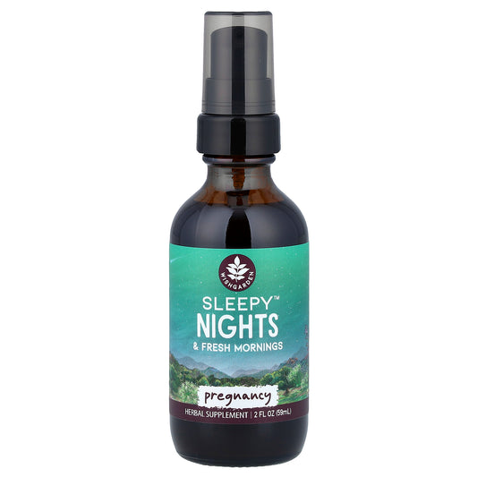 WishGarden Herbs, Sleepy™ Nights & Fresh Mornings, Pregnancy, 2 fl oz (59 ml)