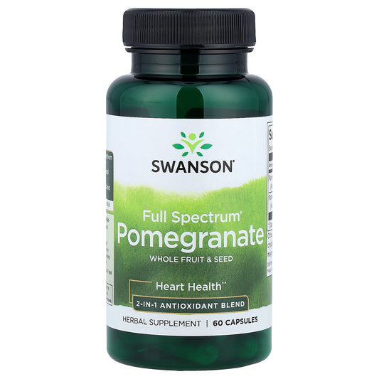 Swanson, Full Spectrum® Pomegranate, Whole Fruit & Seed, 60 Capsules