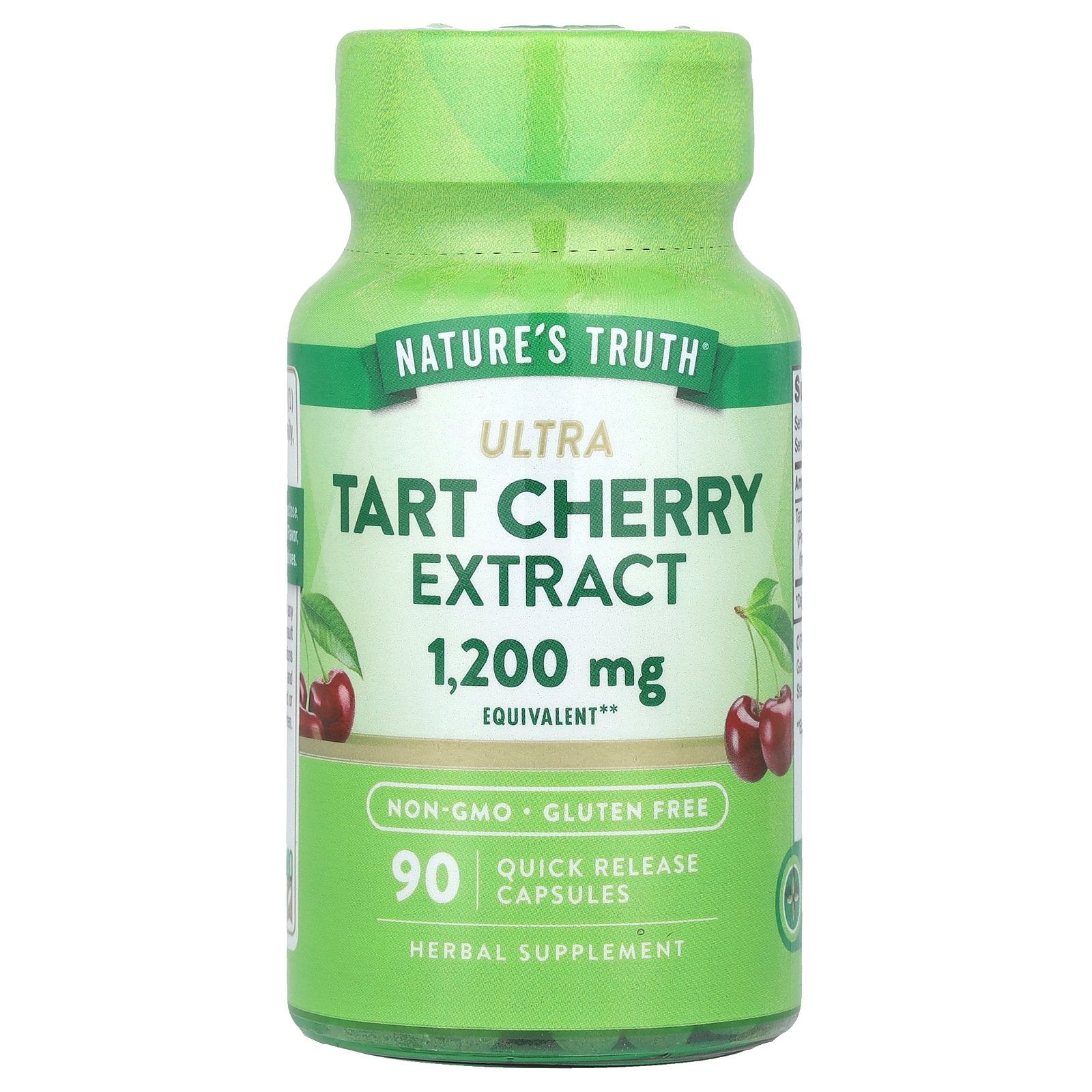Nature's Truth, Ultra Tart Cherry Extract, 1,200 mg, 90 Quick Release Capsules