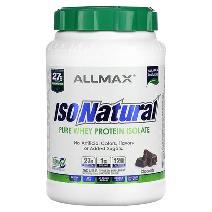 ALLMAX, ISONatural™, Pure Whey Protein Isolate, Chocolate, 2 lbs (907 g)