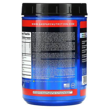 Gaspari Nutrition, SuperPump™ Max, Fruit Punch, 1.41 lbs (640 g)