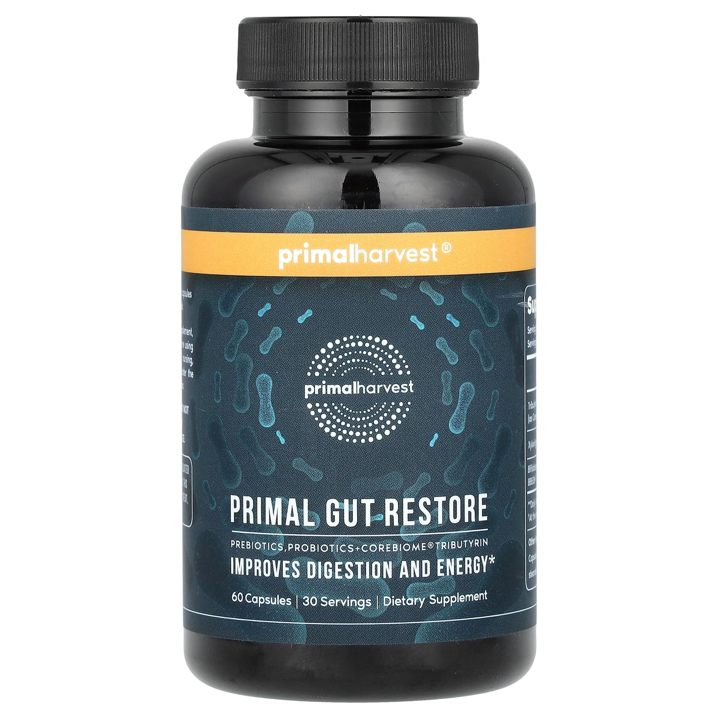 Primal Harvest, Primal Gut Restore, 60 Capsules