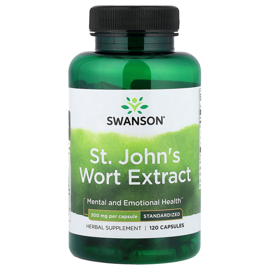 Swanson, St. John's Wort Extract, Standardized, 300 mg, 120 Capsules