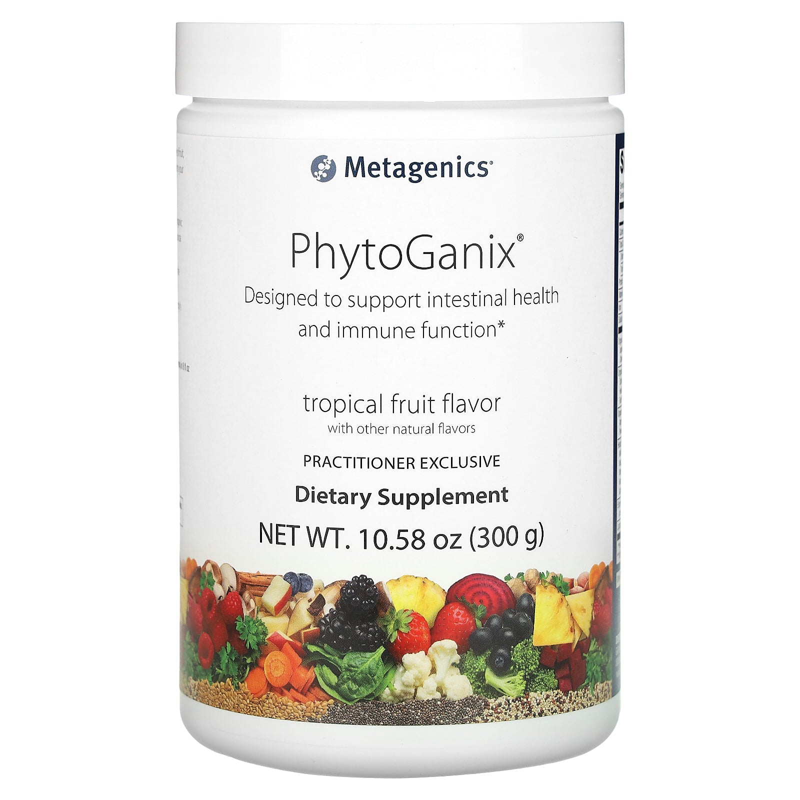 Metagenics, PhytoGanix, Tropical Fruit, 10.58 oz (300 g)